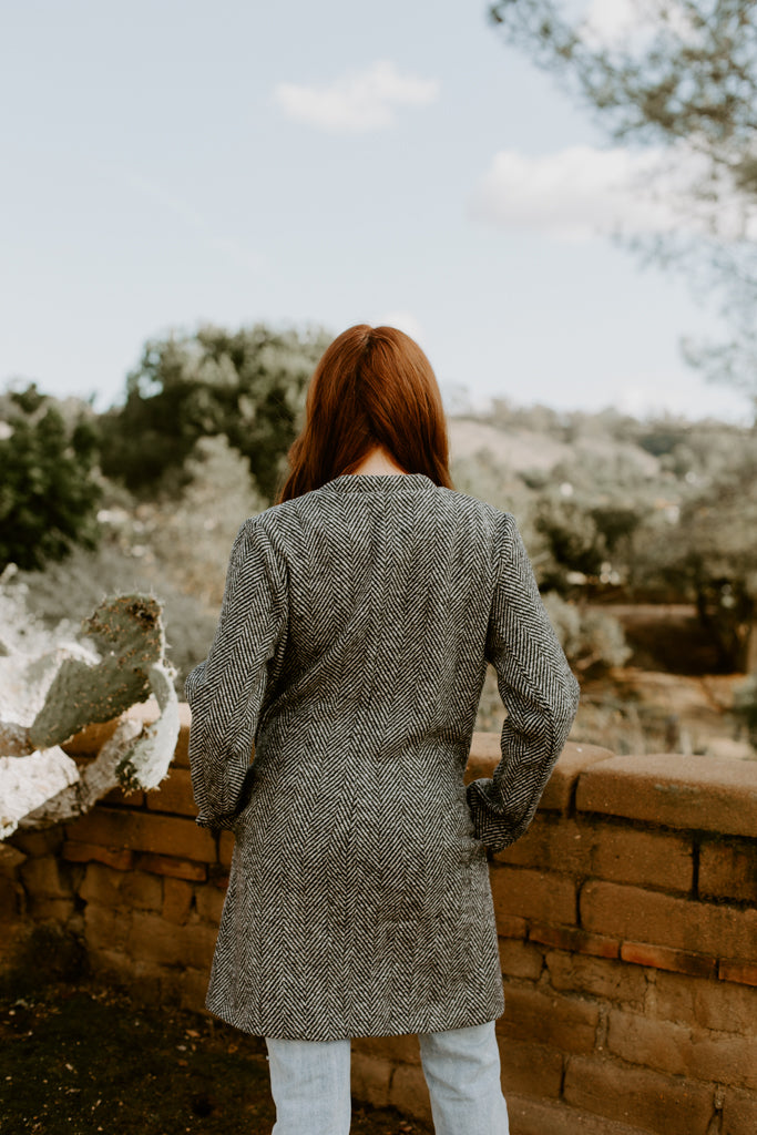 Long Sleeve Midi Coat