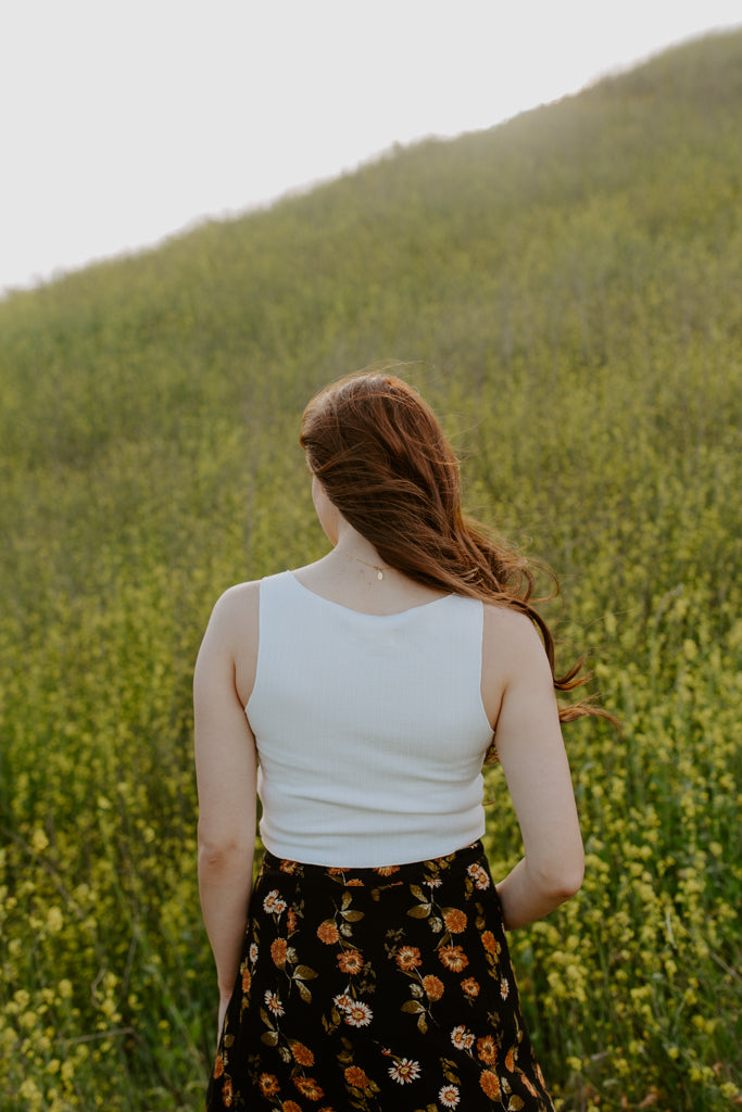 Ribbed Crop Knit Top