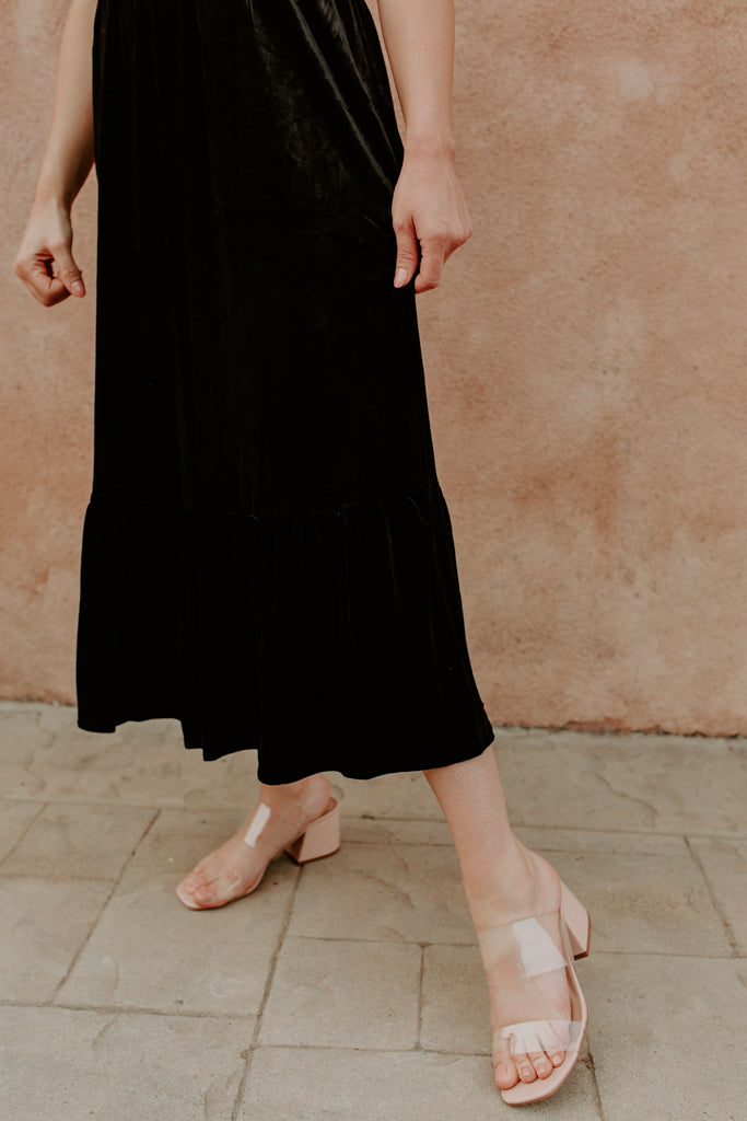 Clare Velvet Maxi Dress