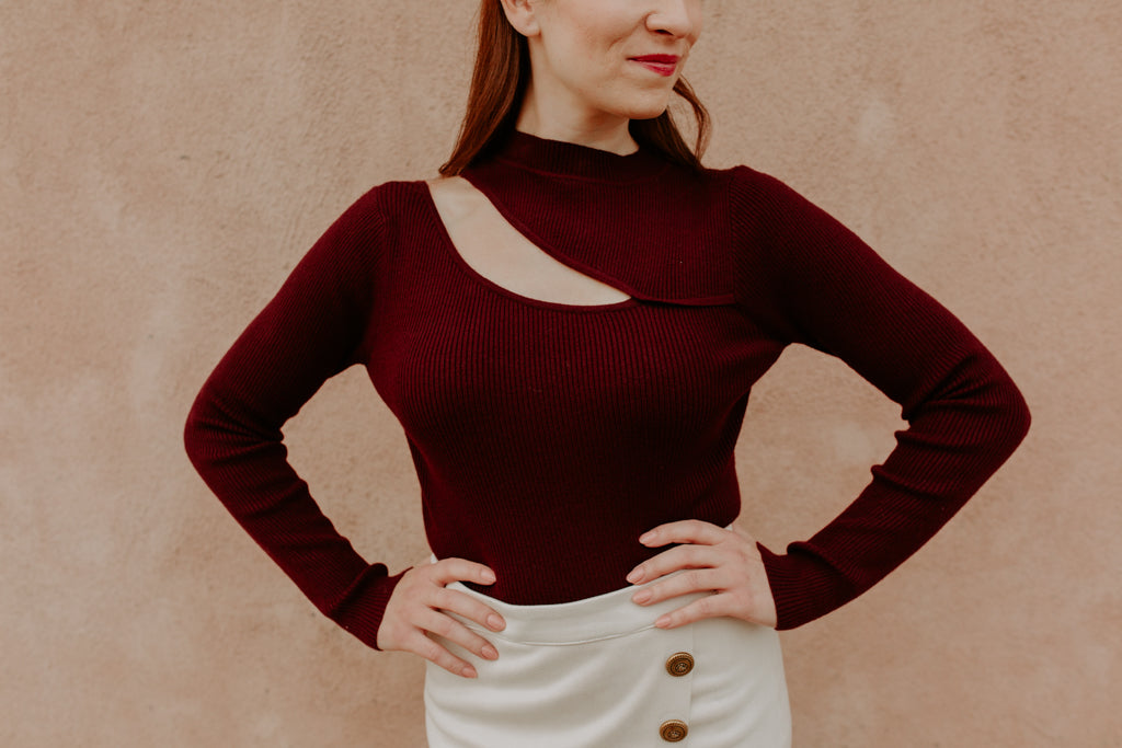 Charlie Cut Out Sweater