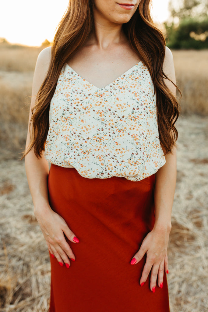 Rosemary Floral Tank