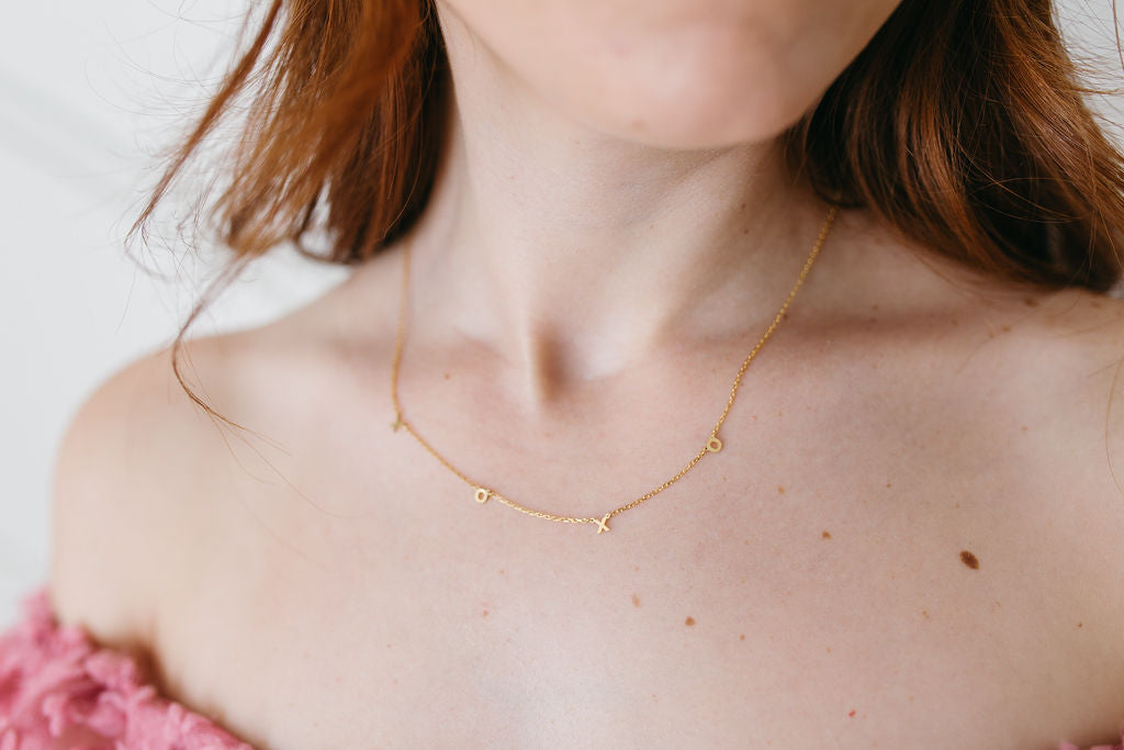 Gold xoxo Necklace