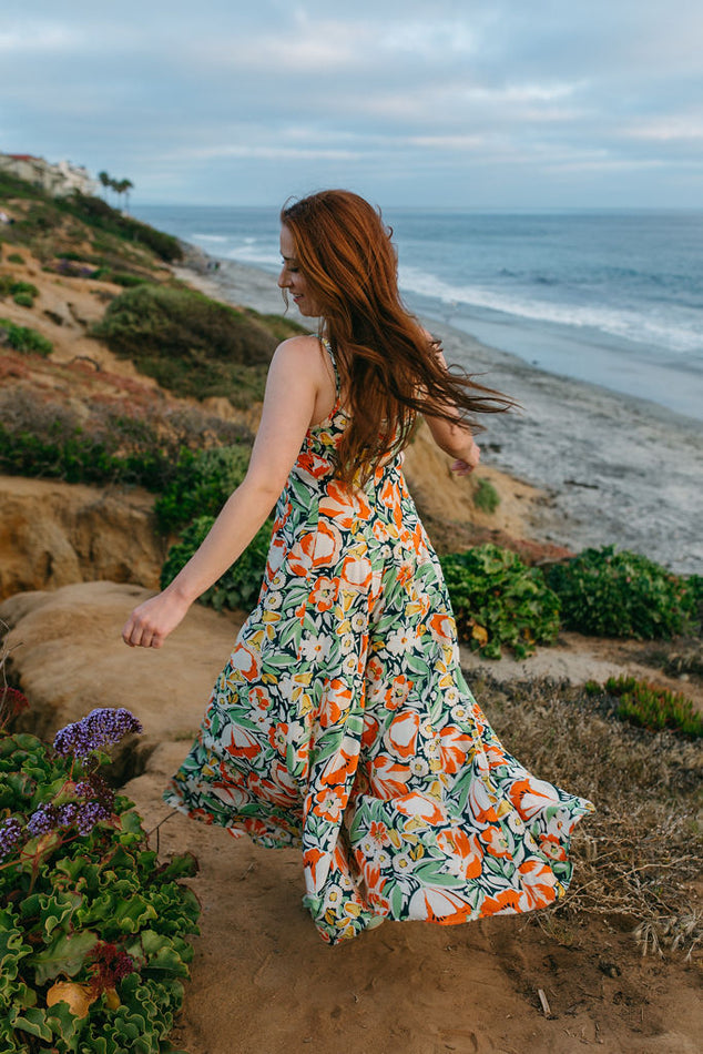 Coral Bloom Jumpsuit