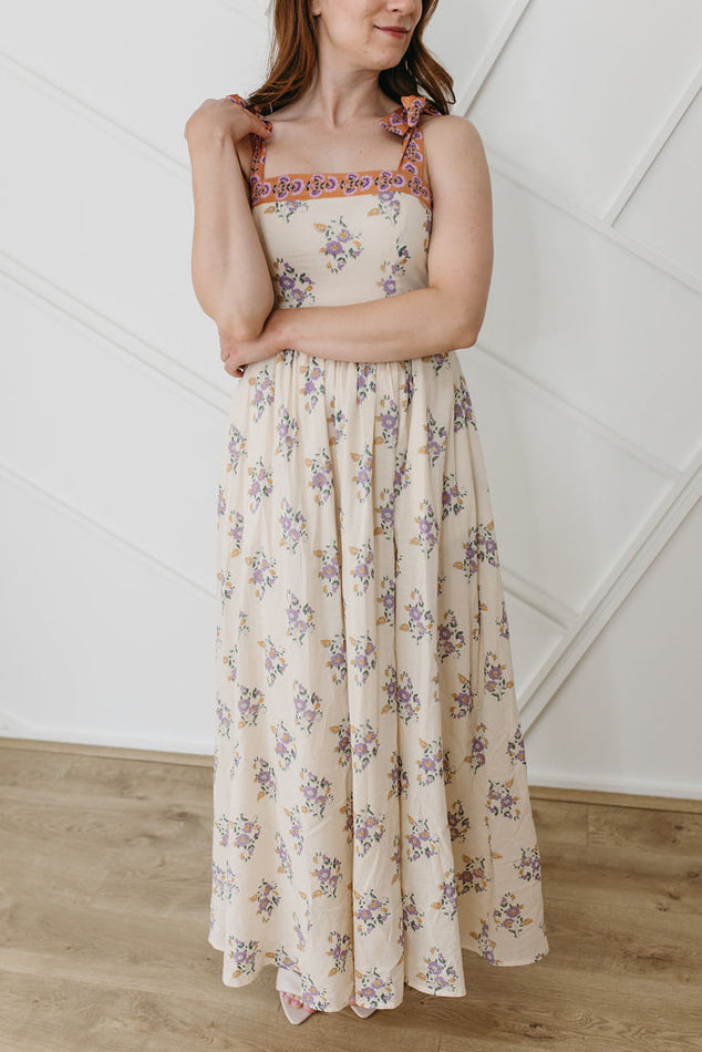 Santa Barbara Bouquet Midi Dress