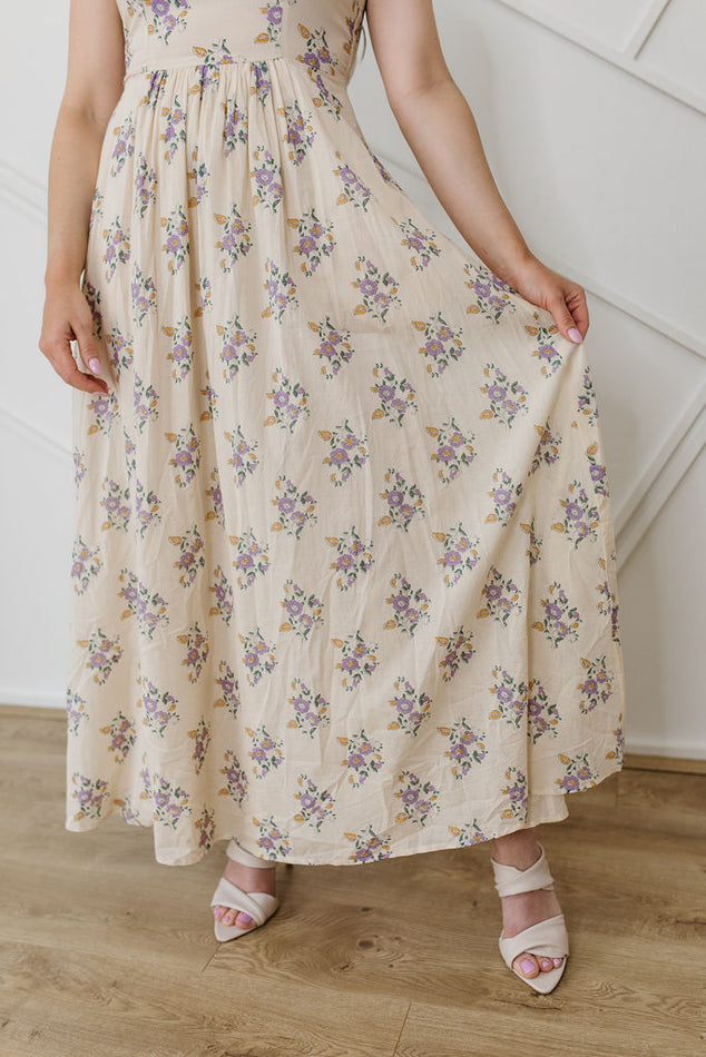 Santa Barbara Bouquet Midi Dress