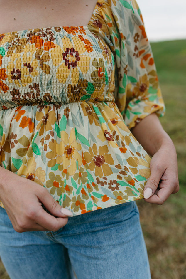 Sunflower Multi Top