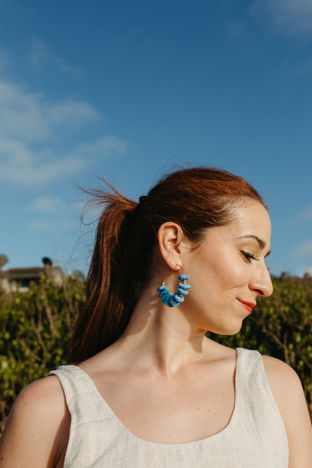 Onia Earrings Blue