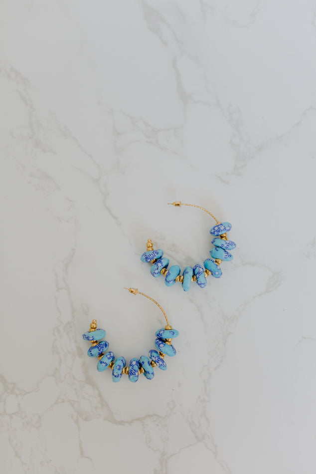 Onia Earrings Blue