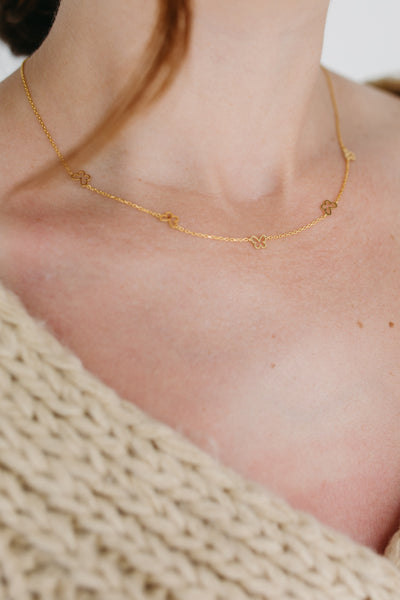 Butterfly Gold Necklace