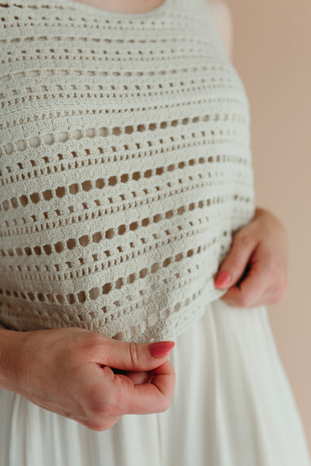 Natural Crochet Jumpsuit