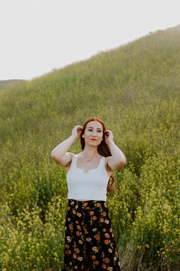 Ribbed Crop Knit Top