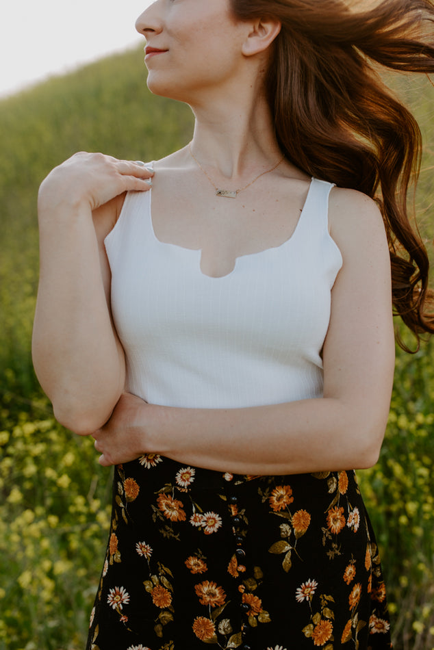 Ribbed Crop Knit Top