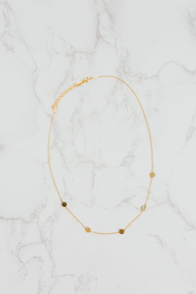 Gold Circle Necklace