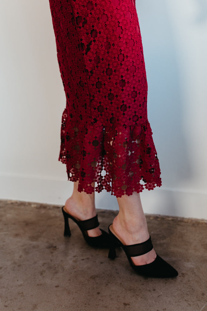 Lace Midi Dress