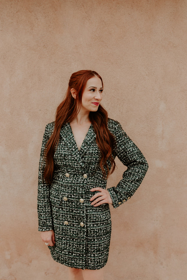 Margoux Tweed Blazer Dress