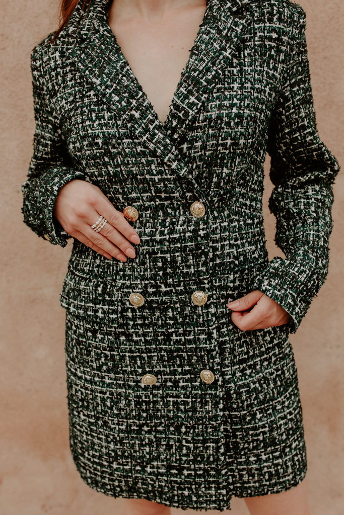 Margoux Tweed Blazer Dress