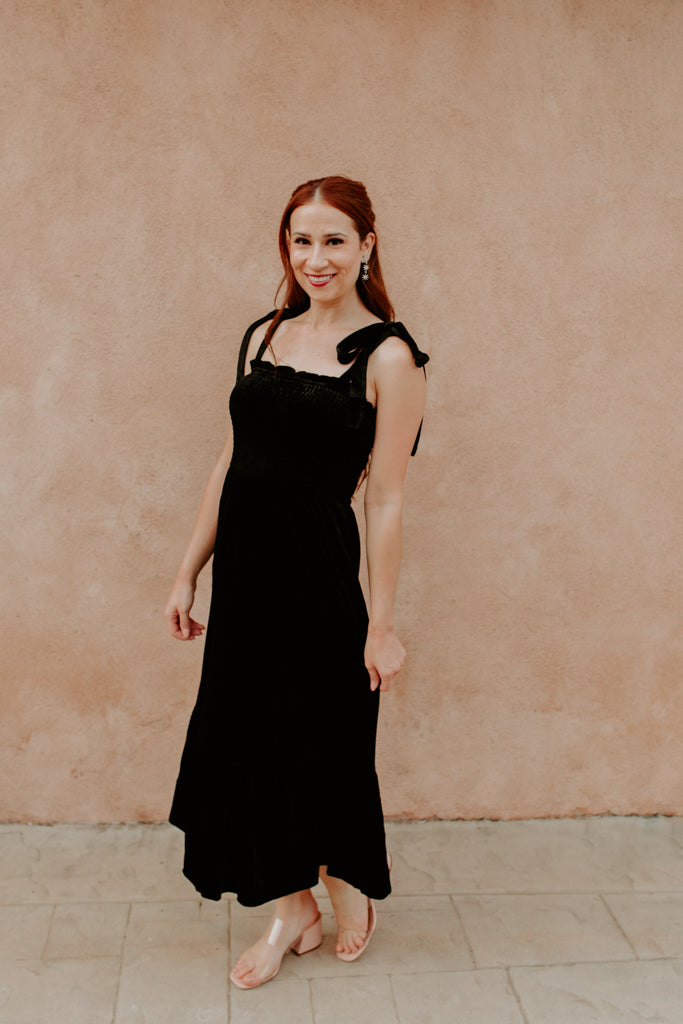 Clare Velvet Maxi Dress