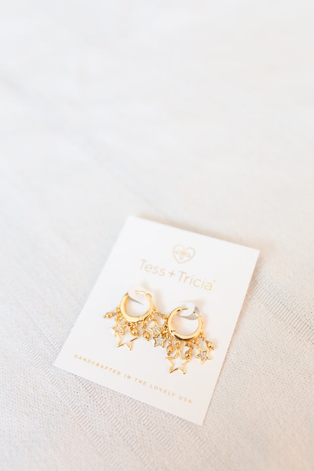 Luna Dazzle Earring (Gold)