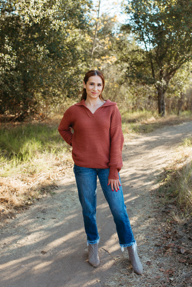 Brick Sweater