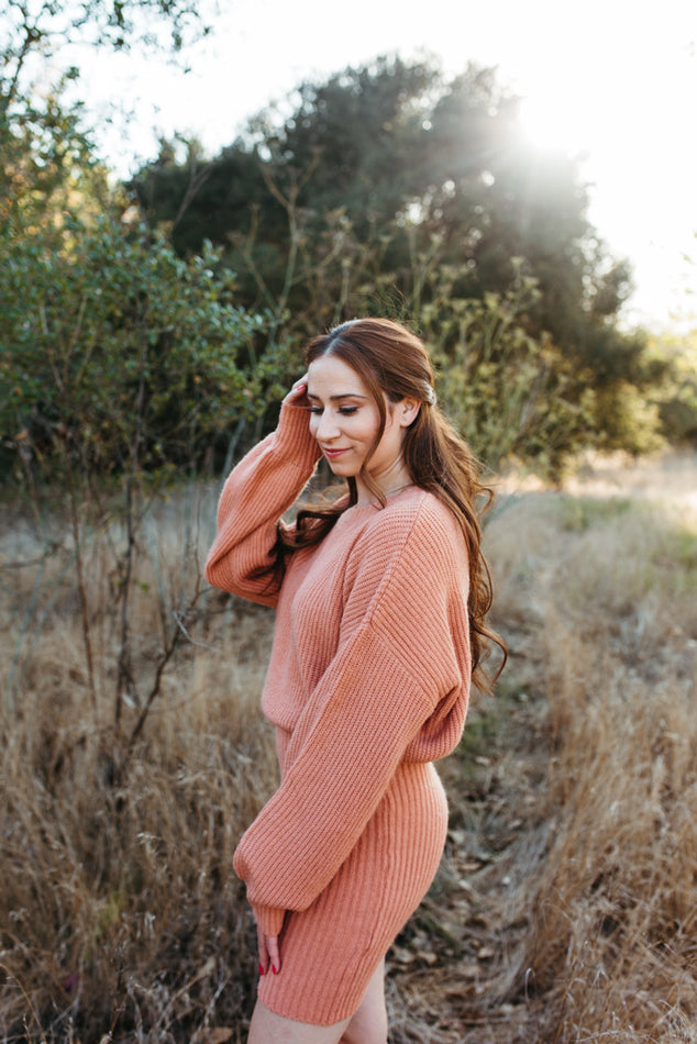 Blouson Sweater Dress