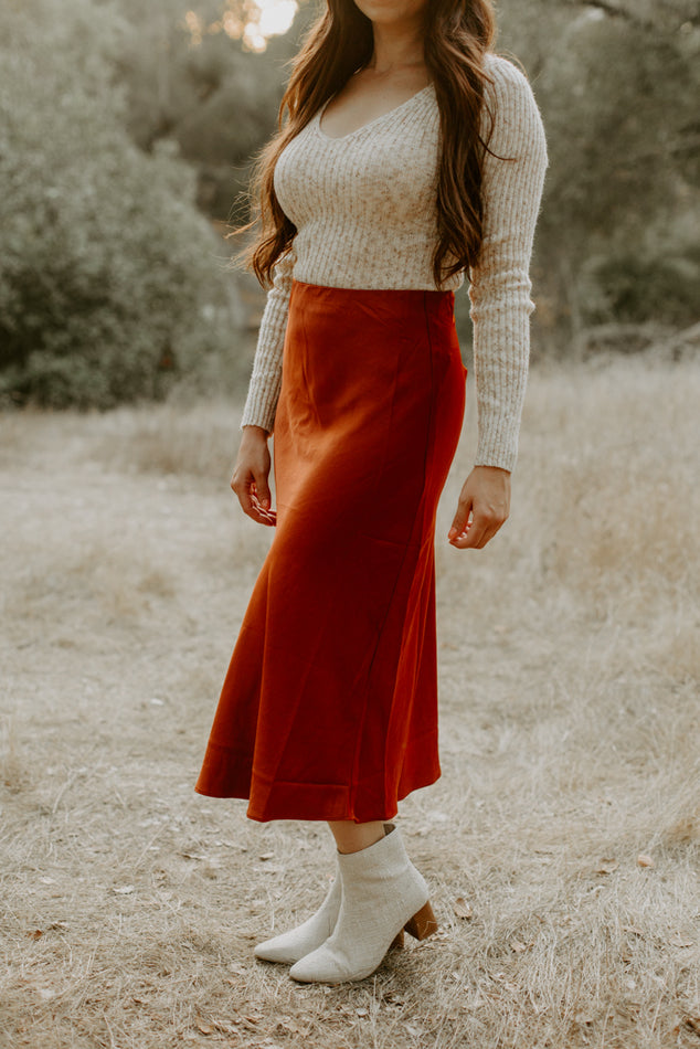 Adonia Satin Skirt